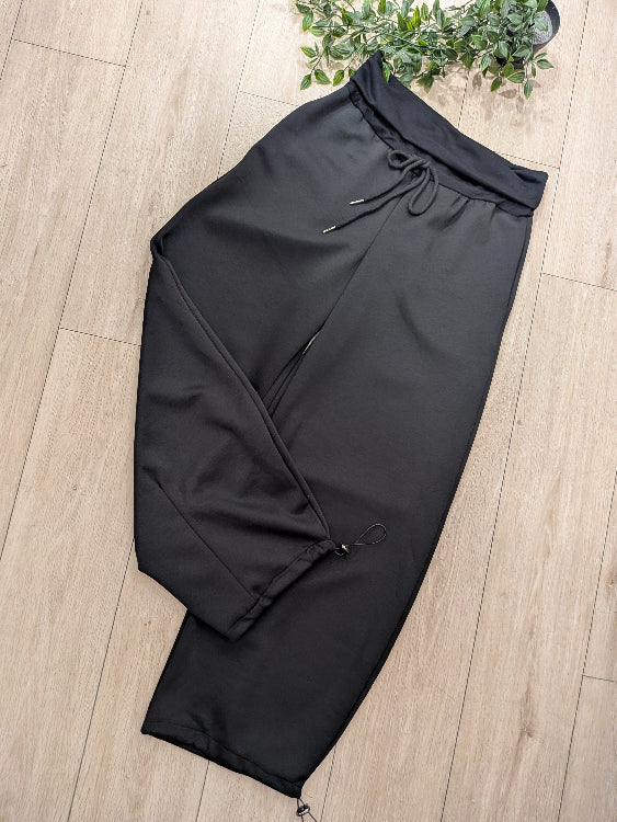 Jogging retourné colorie noir