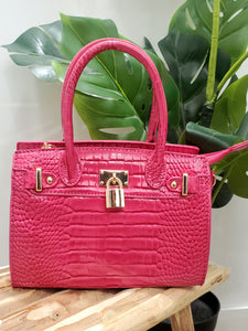Sac vernis cadenas fushia