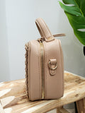 Sac matelassé chaine beige