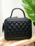 Sac matelassé chaine noir