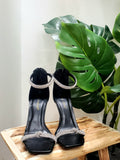 Sandales strass argent