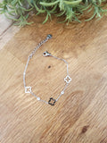 Bracelet fin trefle