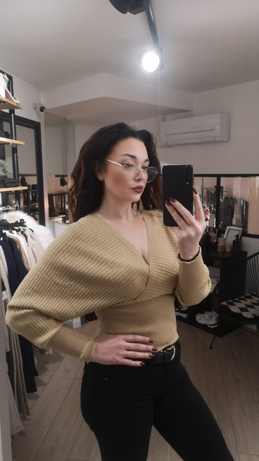 Pull cache cœur brillant