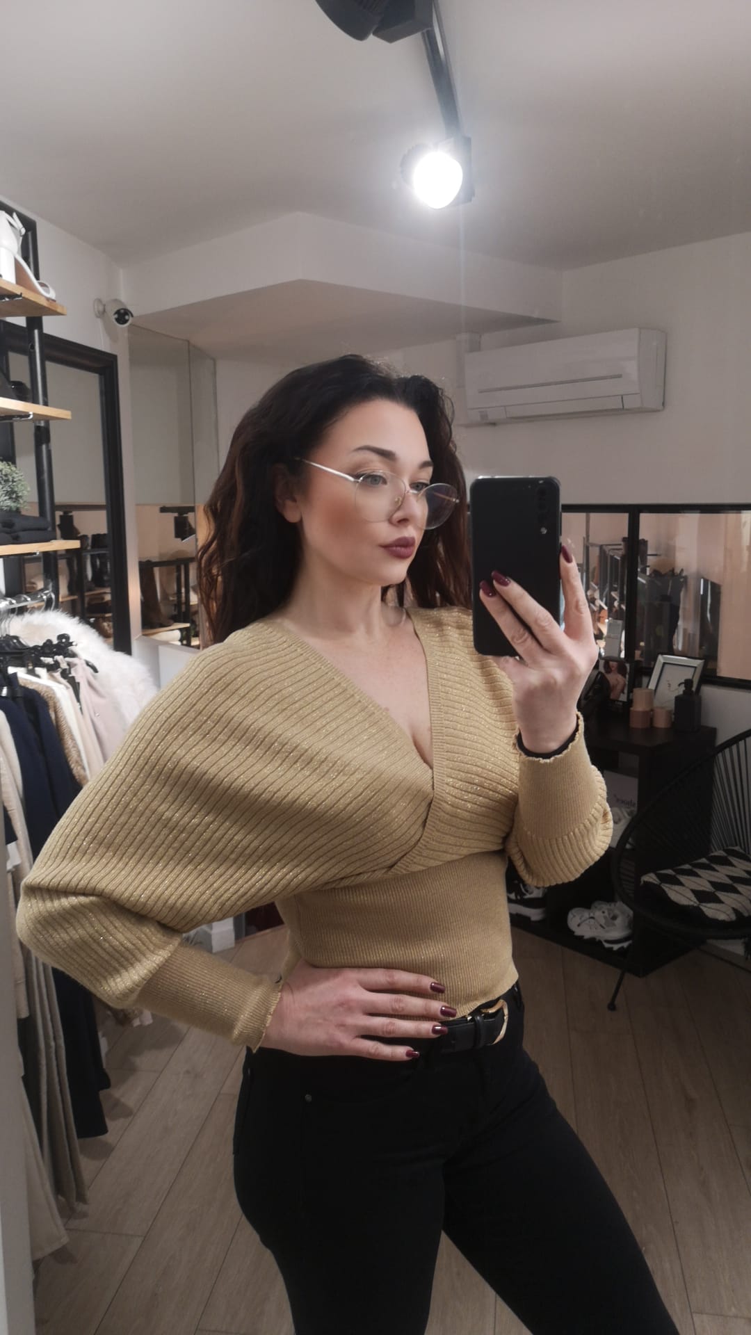 Pull cache cœur brillant