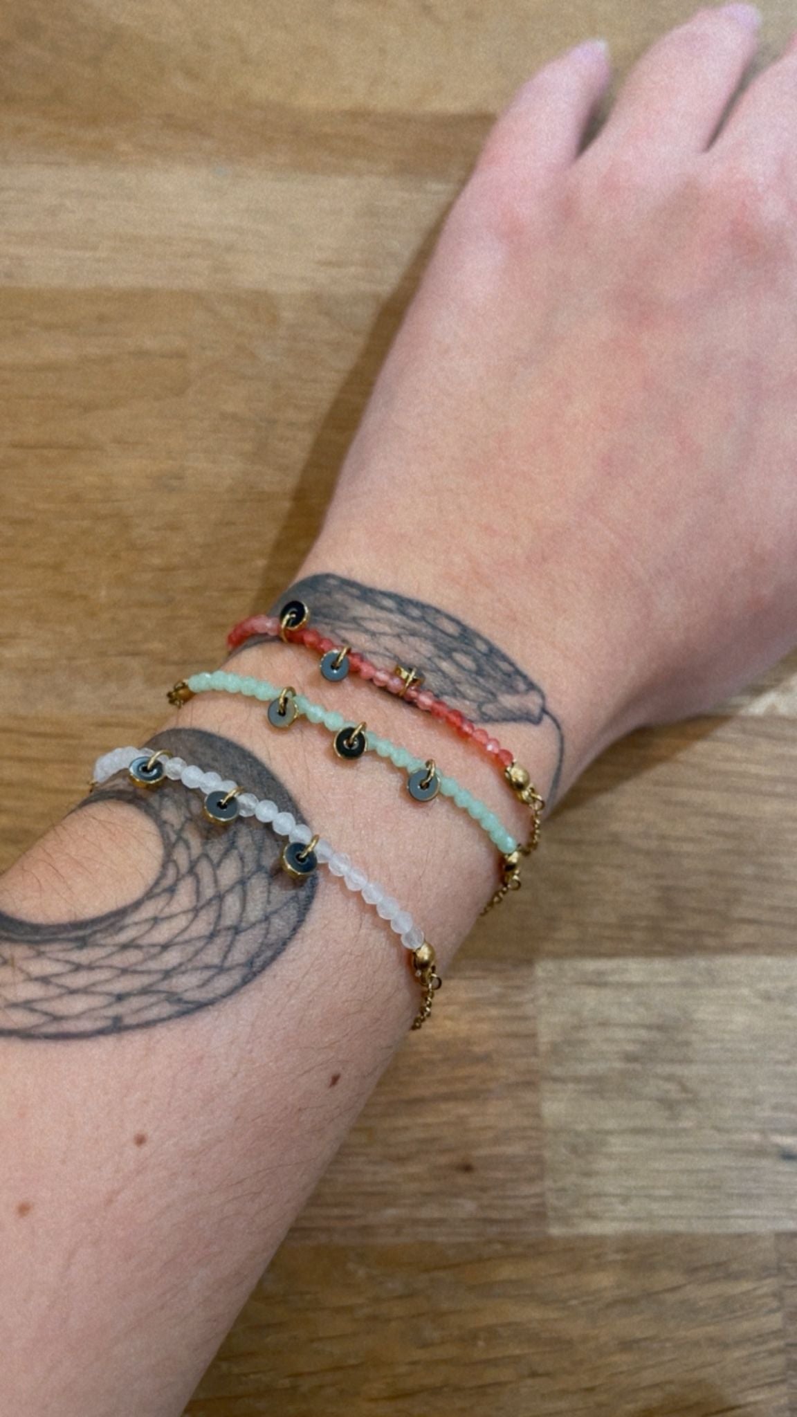 Bracelet perle et pampilles
