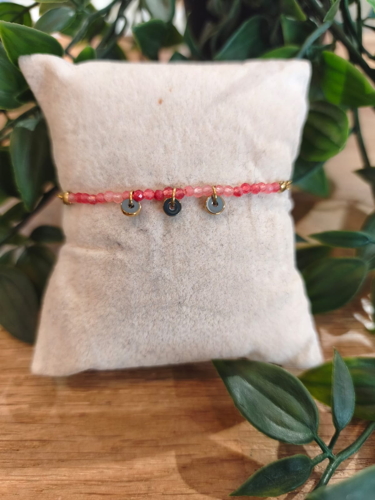 Bracelet perle et pampilles