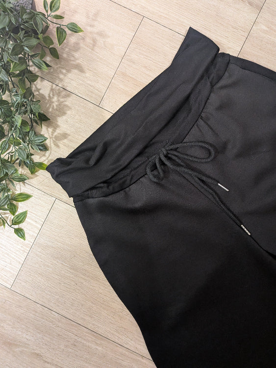 Jogging retourné colorie noir