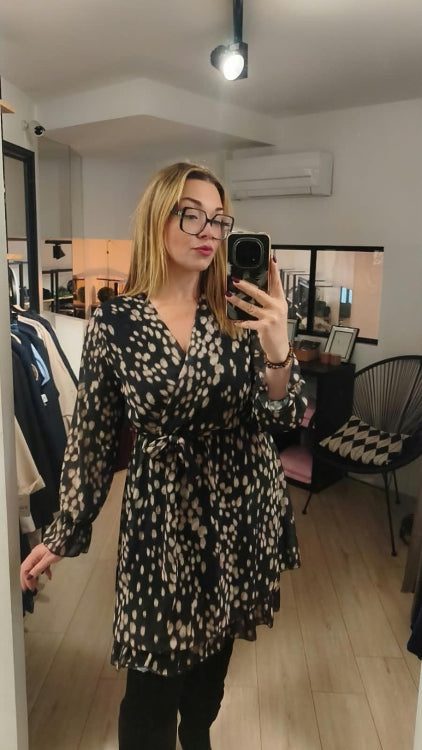Robe courte imprimé bambi
