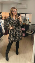 Robe fluide courte bambi