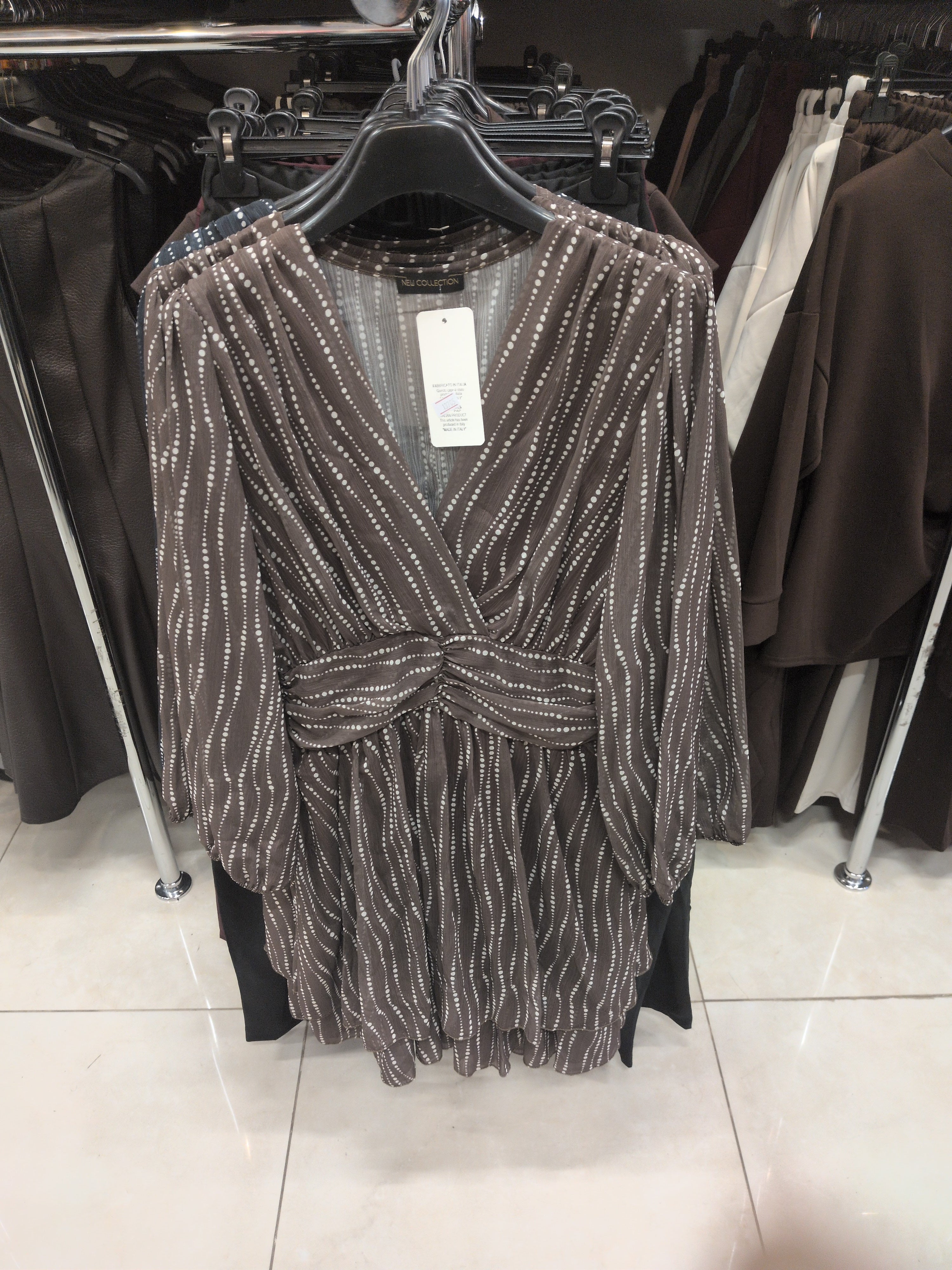 Robe rayure pois