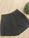 Jupe short colorie noir 
