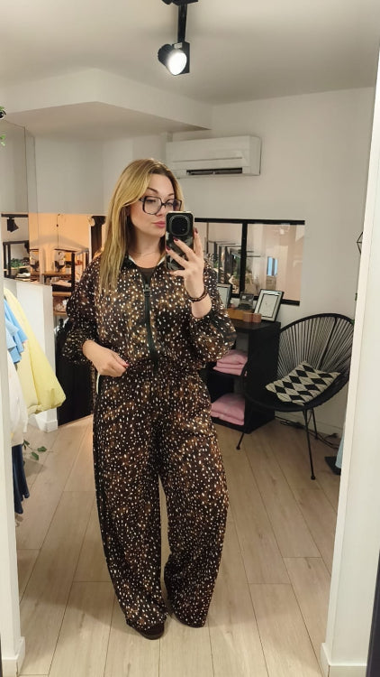 Ensemble jogging imprimé tache