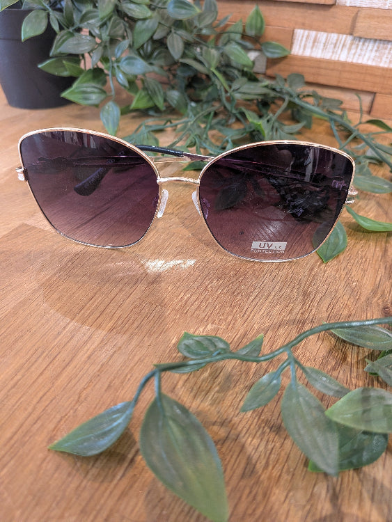 Lunettes de soleil métal 