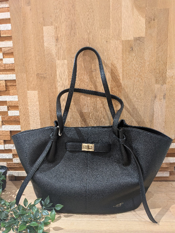 grand sac trapèze colorie noir
