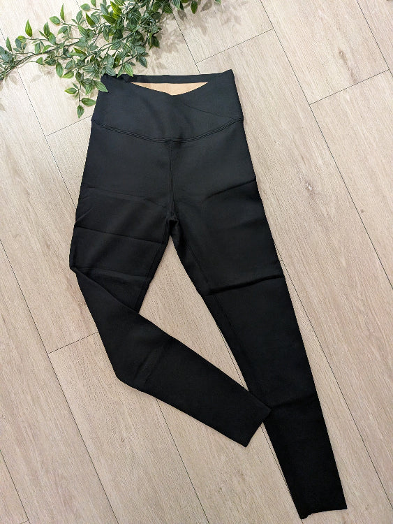 Legging fourré colorie noir