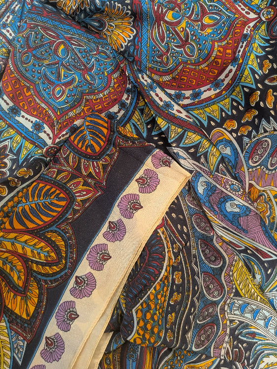 Foulard imprimé tropicaux .