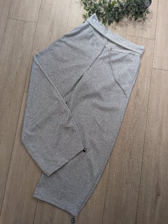 Jogging retourné colorie Gris