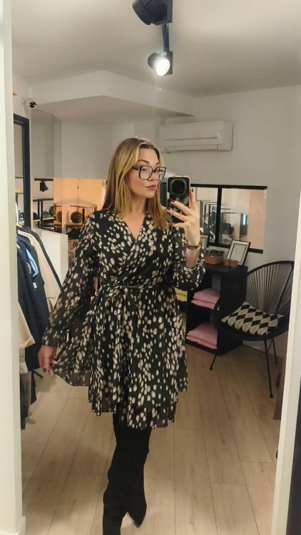 Robe courte imprimé Bambi. 