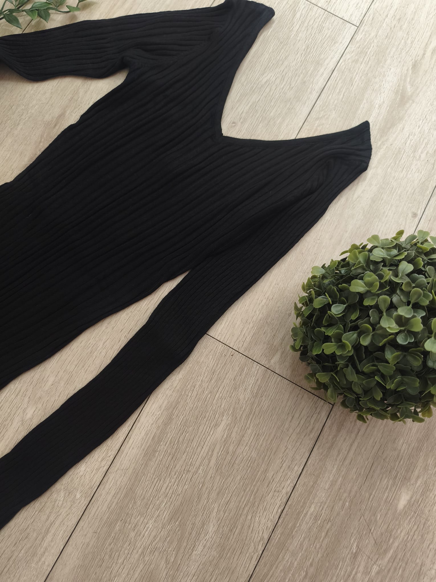 Robe chaussette V longue