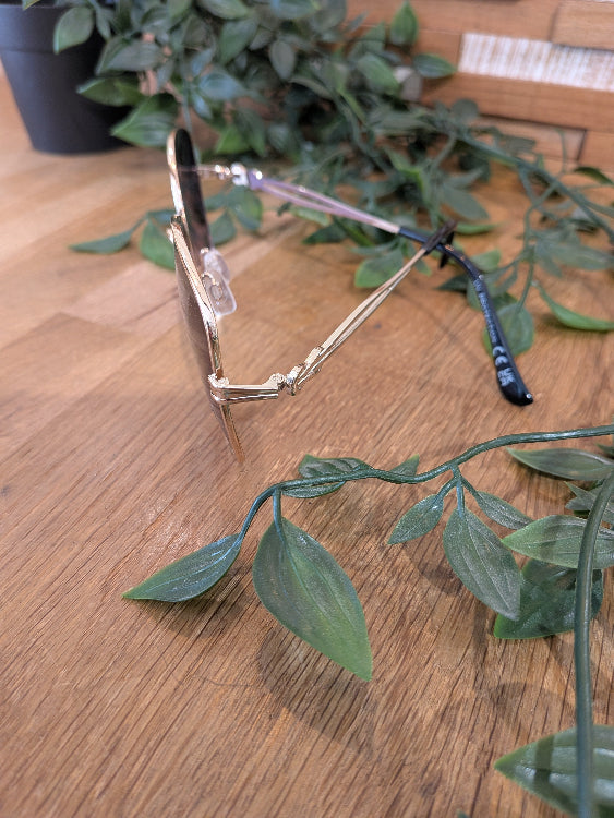 Lunettes de soleil métal 