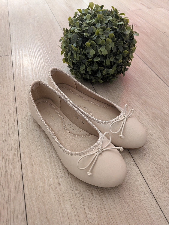 Ballerine colorie beige