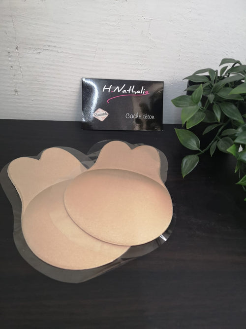 Cache teton lapin couleur chaire. Nude