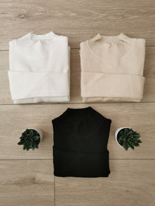 Pull col cheminé