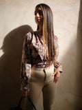 Jean slim beige