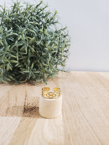 Bague chaine 3 rang