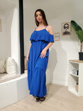 Robe longue manches ouvertes