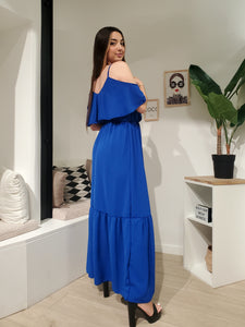 Robe longue manches ouvertes