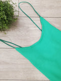 Robe fluide bretelle croisé
