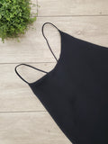 Robe fluide bretelle croisé