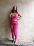Pantalon fendu