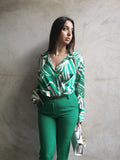 Pantalon fendu