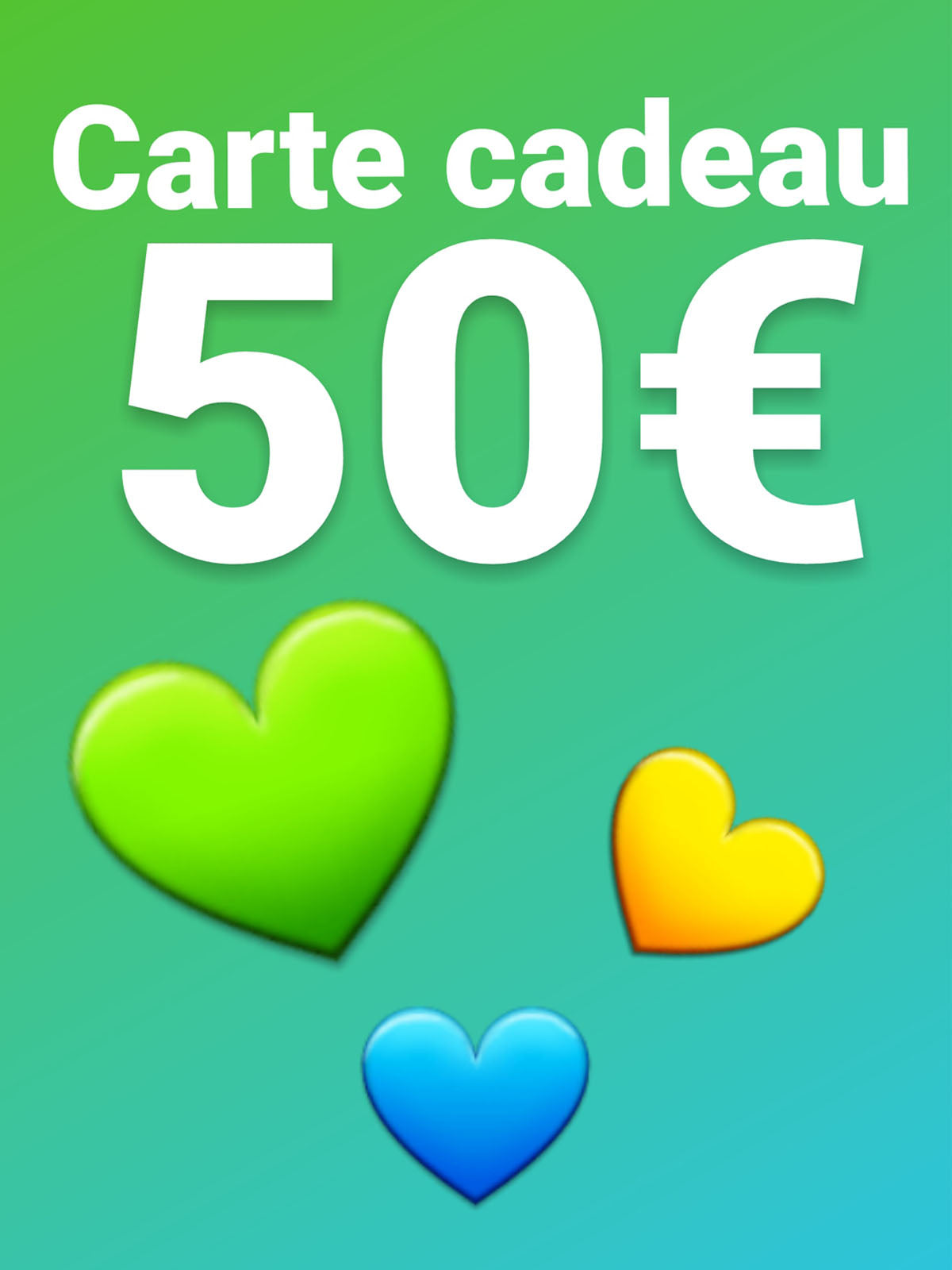 Illustration carte cadeau 50€